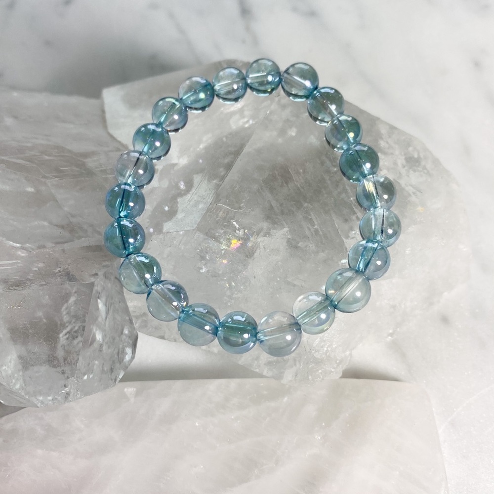 Angel Quartz Mala Bracelet intention beads